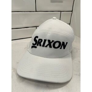 Srixon Golf Hat Men's OSFA White Perforated Performance Snapback Cap Golf